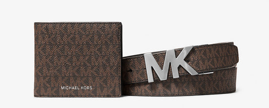 Cinto + Cartera MK Café