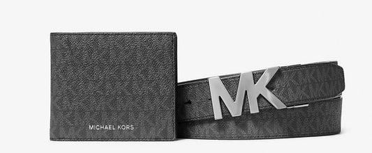 Cinto + Cartera MK Negra