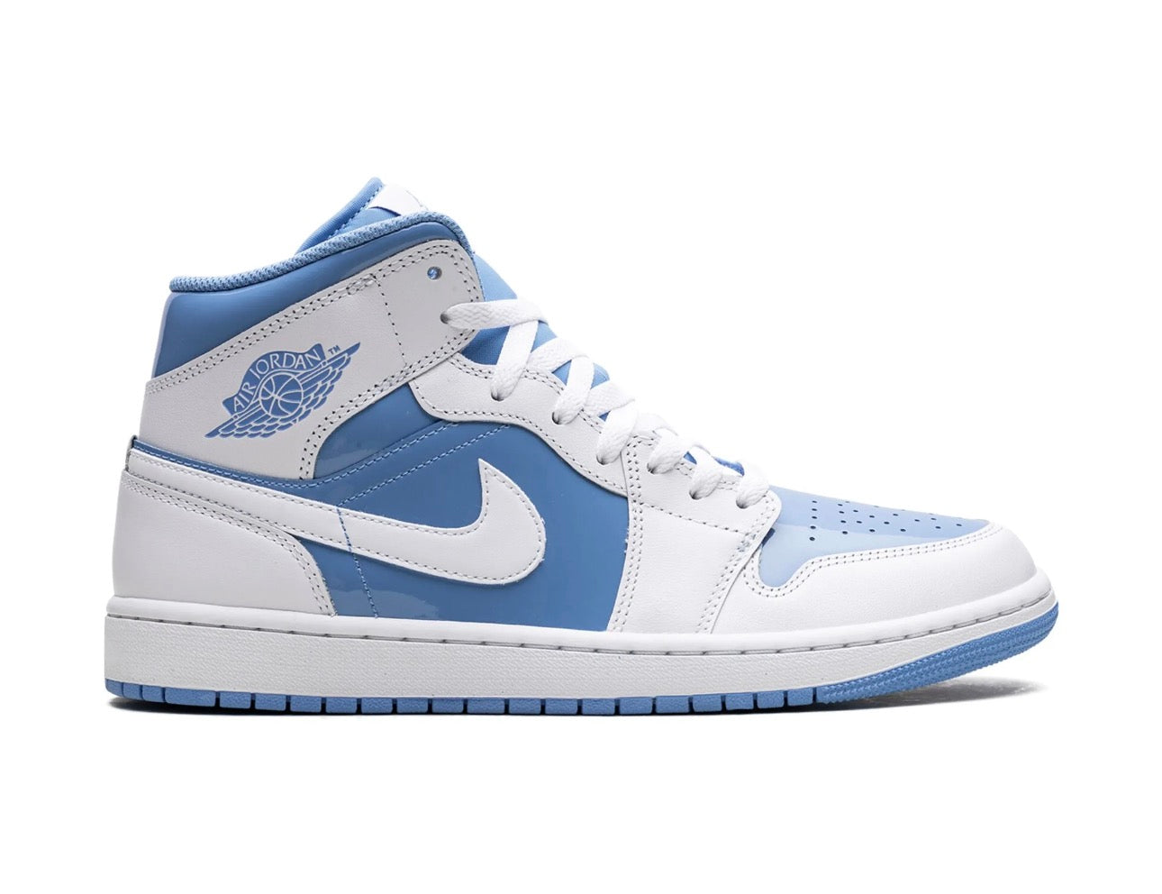 Jordan 1 Mid Patent Blue