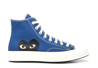 Converse Comme Des Garçons Play One Heart High Top Blue