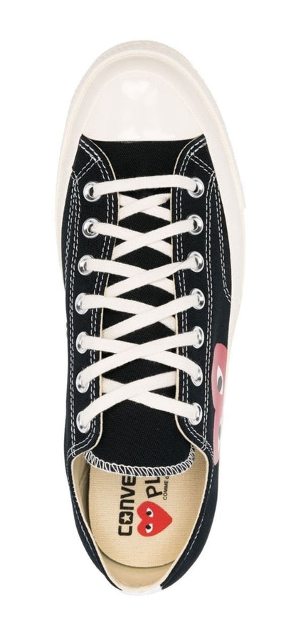 Converse Comme Des Garçons Play One Heart Low Top Black