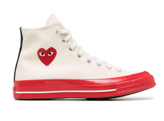 Converse Comme Des Garçons Play One Heart High Top White/Red