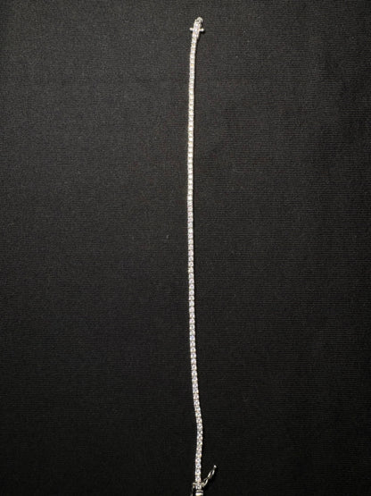 Pulso Plata Con Zirconias Blancas 21CM
