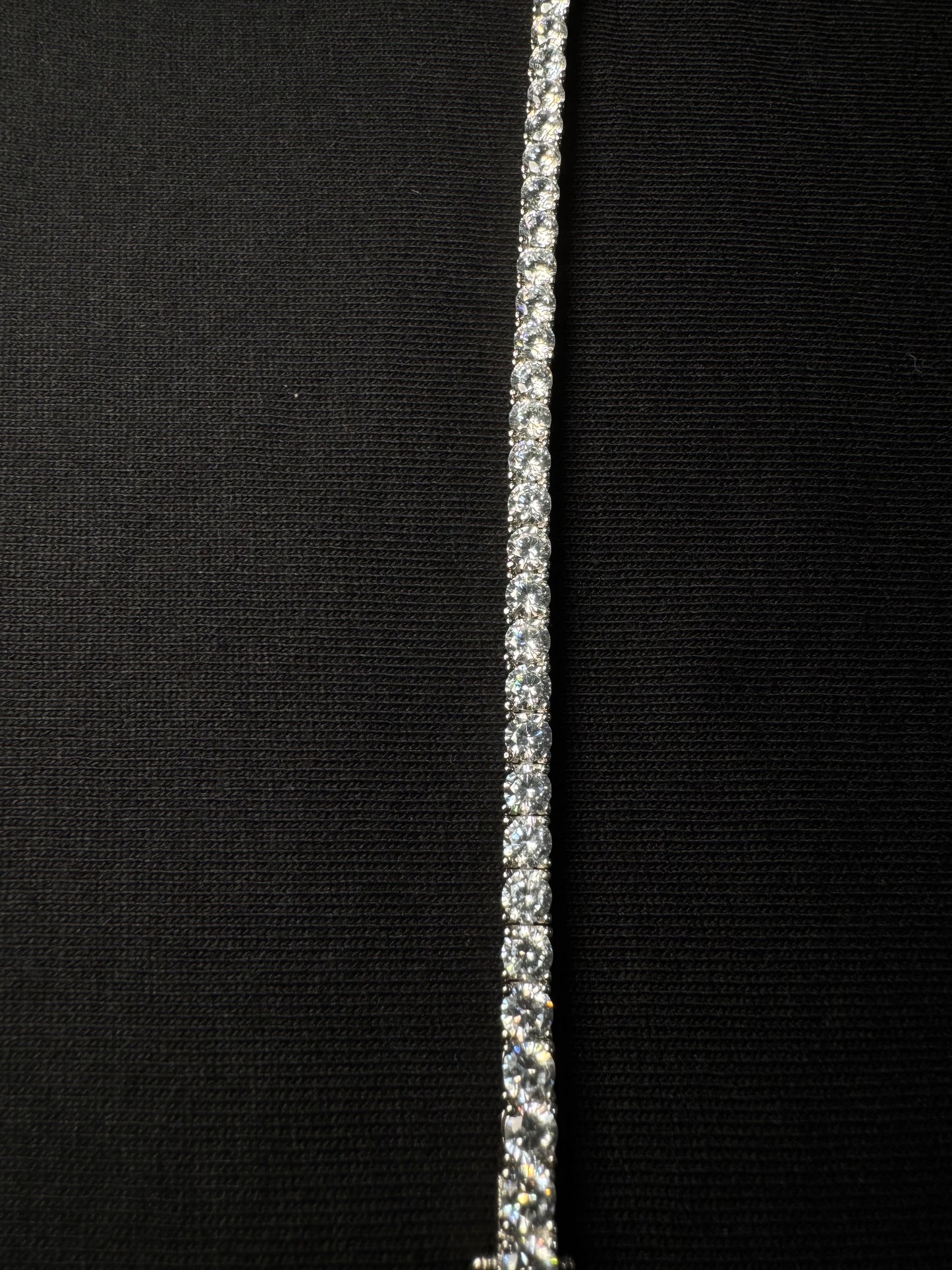 Pulso Plata Con Zirconias Blancas 18CM