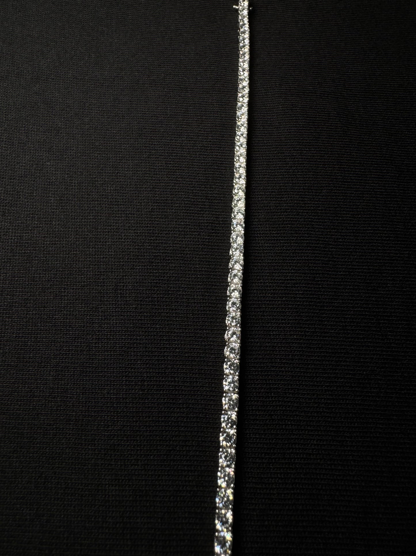Pulso Plata Con Zirconias Blancas 18CM