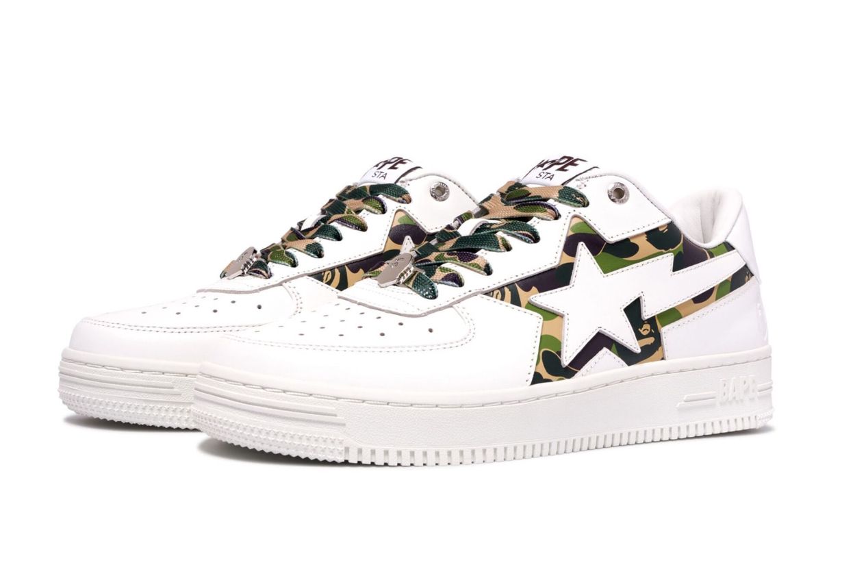 A Bathing Ape Bape Sta "Icon ABC Camo Green"